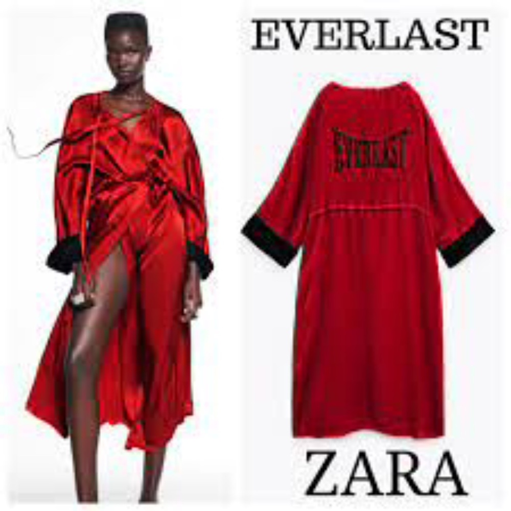 NWT Zara Everlast Red Robe